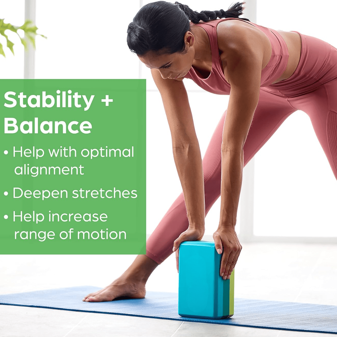 SupportFlex | Yoga Foam Block for Balance, Posture Support &amp; Stretching 7