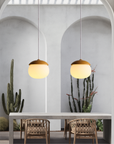 Sylura | Vintage Scandinavian Wooden Pendant Lamp 3