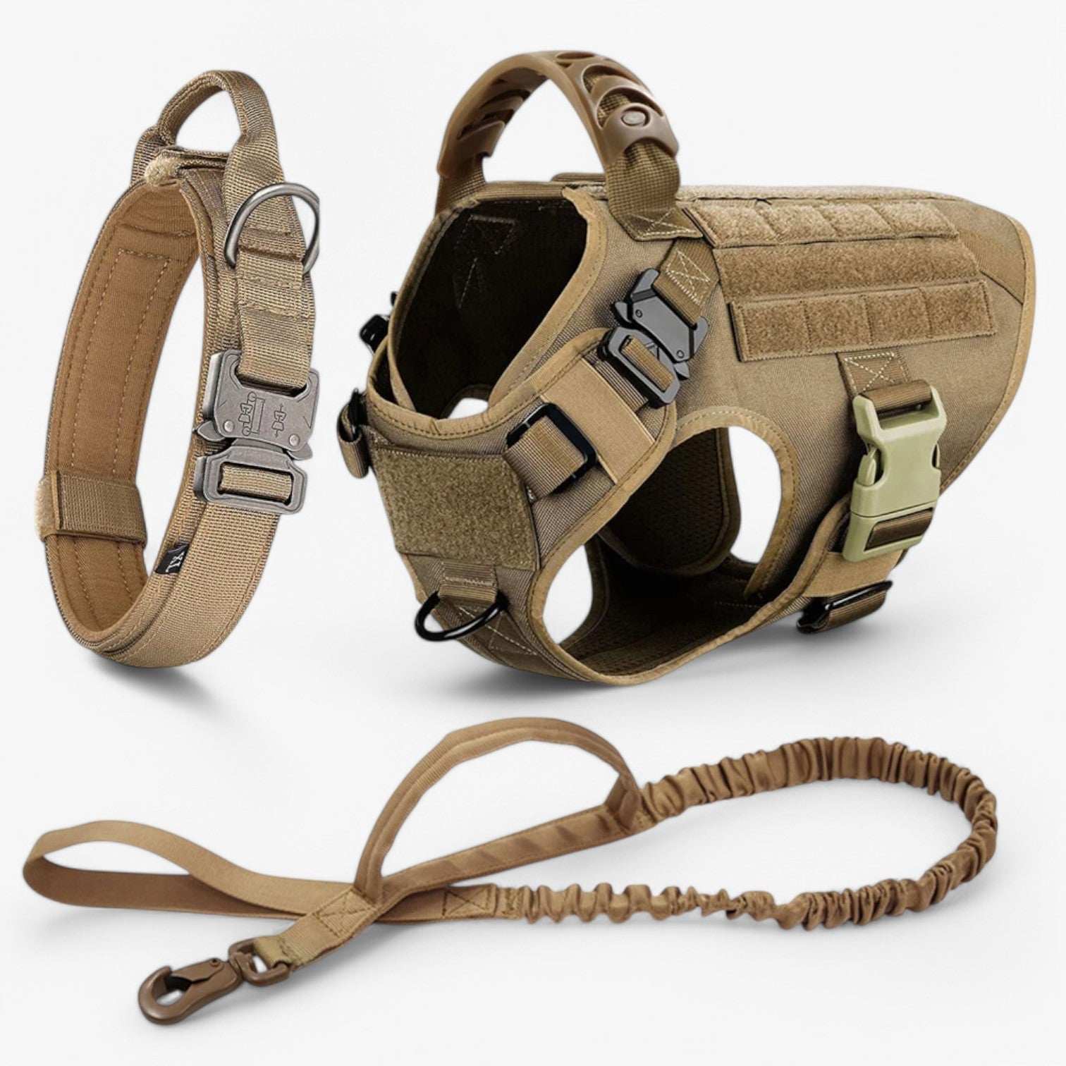 Tactical Dog Harness with Handle, Adjustable Fit and Reflective Details for Training and Safety 11