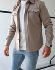 TailorEdge | Buttoned Shirt Jacket for Men with Chest Pockets 3