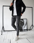 TailorEdge | Buttoned Shirt Jacket for Men with Chest Pockets 7