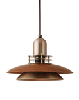 Tenora | Walnut Wood Low Pendant Lamp 0