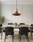 Tenora | Walnut Wood Low Pendant Lamp 1