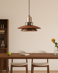 Tenora | Walnut Wood Low Pendant Lamp 4