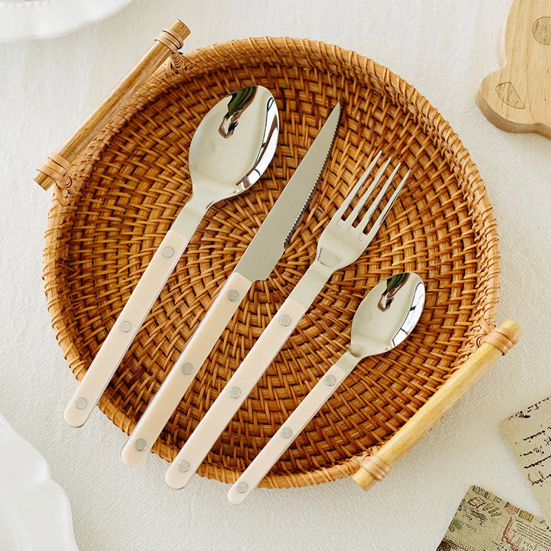 TerraCutlery | Elegant Durable 24-Piece Stainless Steel Dining Set 2