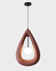 Terrance | Japandi Oval Pendant Lamp with Sleek Lines 8