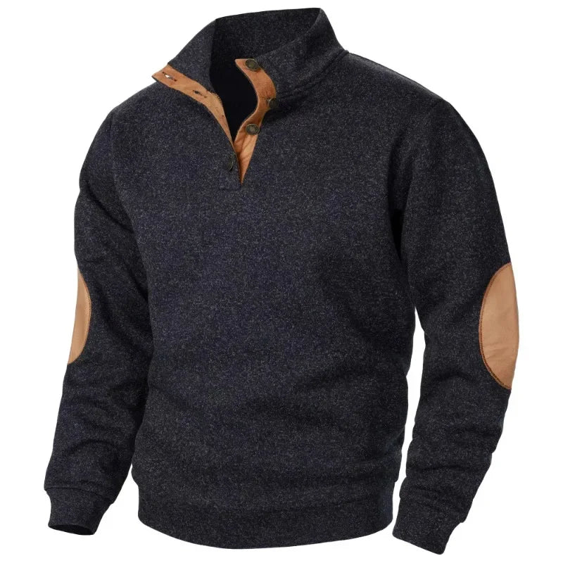 Theo | Casual Men’s V-Neck Sweatshirt for Outdoor Activities 0