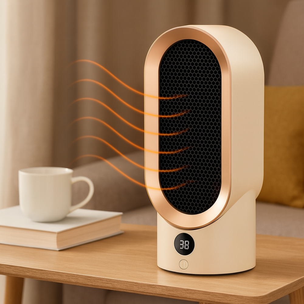 ThermaCeram | Compact Ceramic Space Heater for Quiet Indoor Heating 0