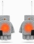 ThermaGrip | Heated Winter Knit Fingerless Gloves for Cold Weather 2