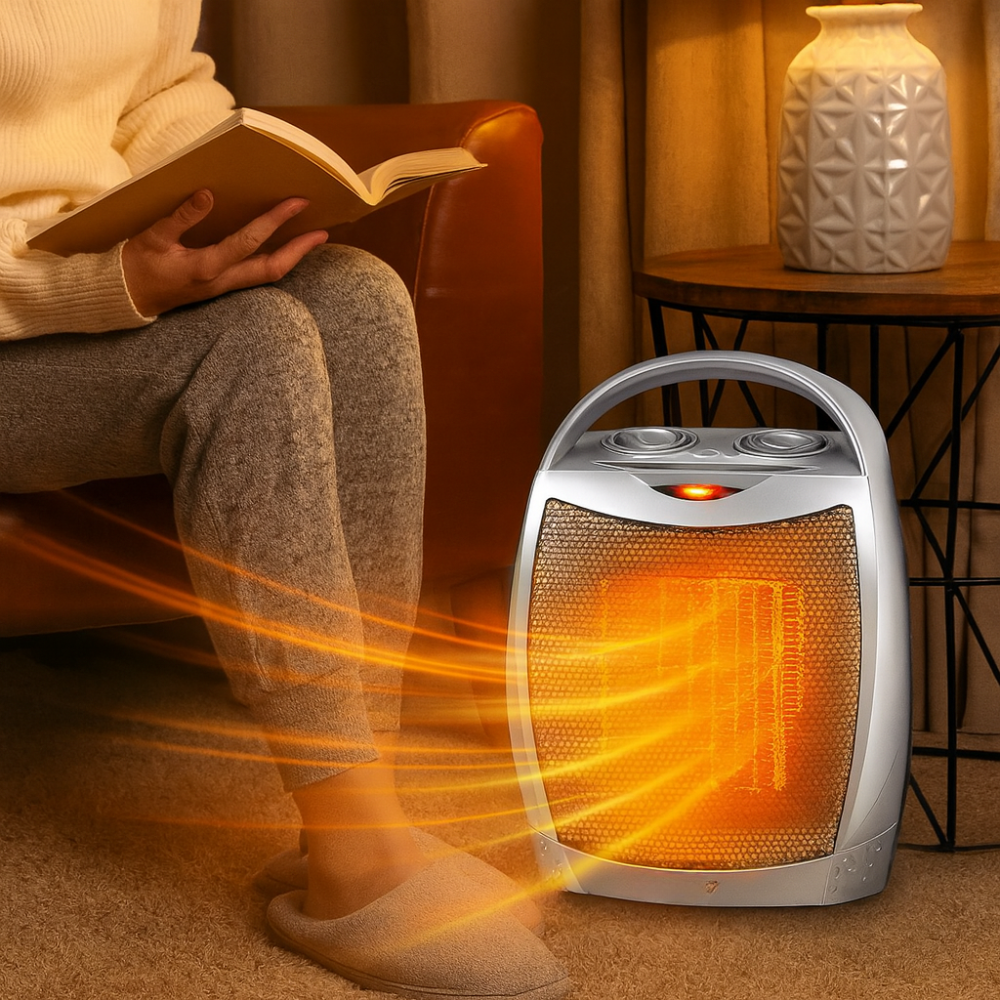ThermoCore | Ceramic Space Heater with Remote Control for Home Heating 6