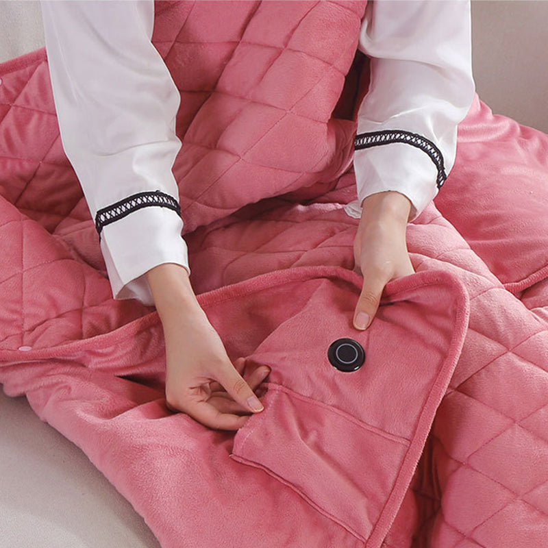 ThermoGlow | Cozy Portable USB Heated Throw Blanket with Adjustable Heat Levels 5