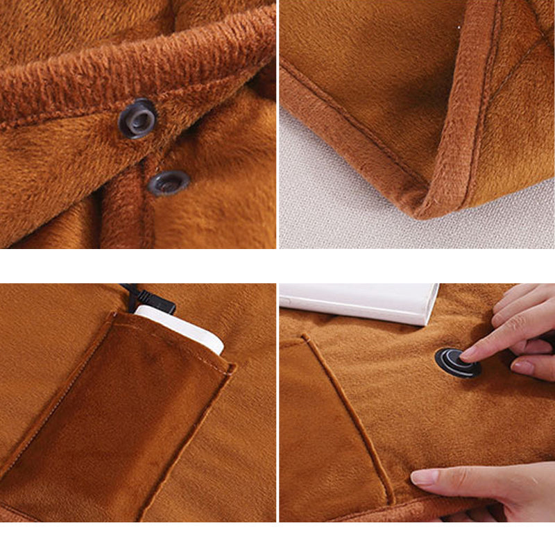 ThermoGlow | Cozy Portable USB Heated Throw Blanket with Adjustable Heat Levels 6