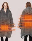 ThermoHood | Oversized Heated Hoodie Blanket for Cozy Warmth 1