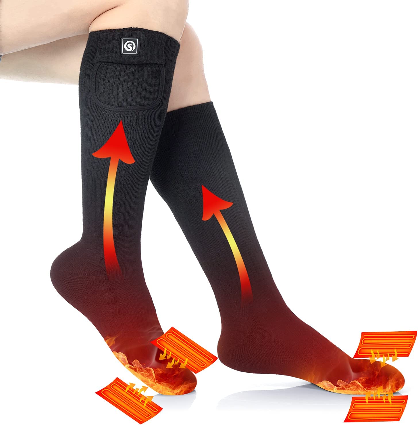 ThermoSocks | Premium Rechargeable Heated Socks for Men and Women 0