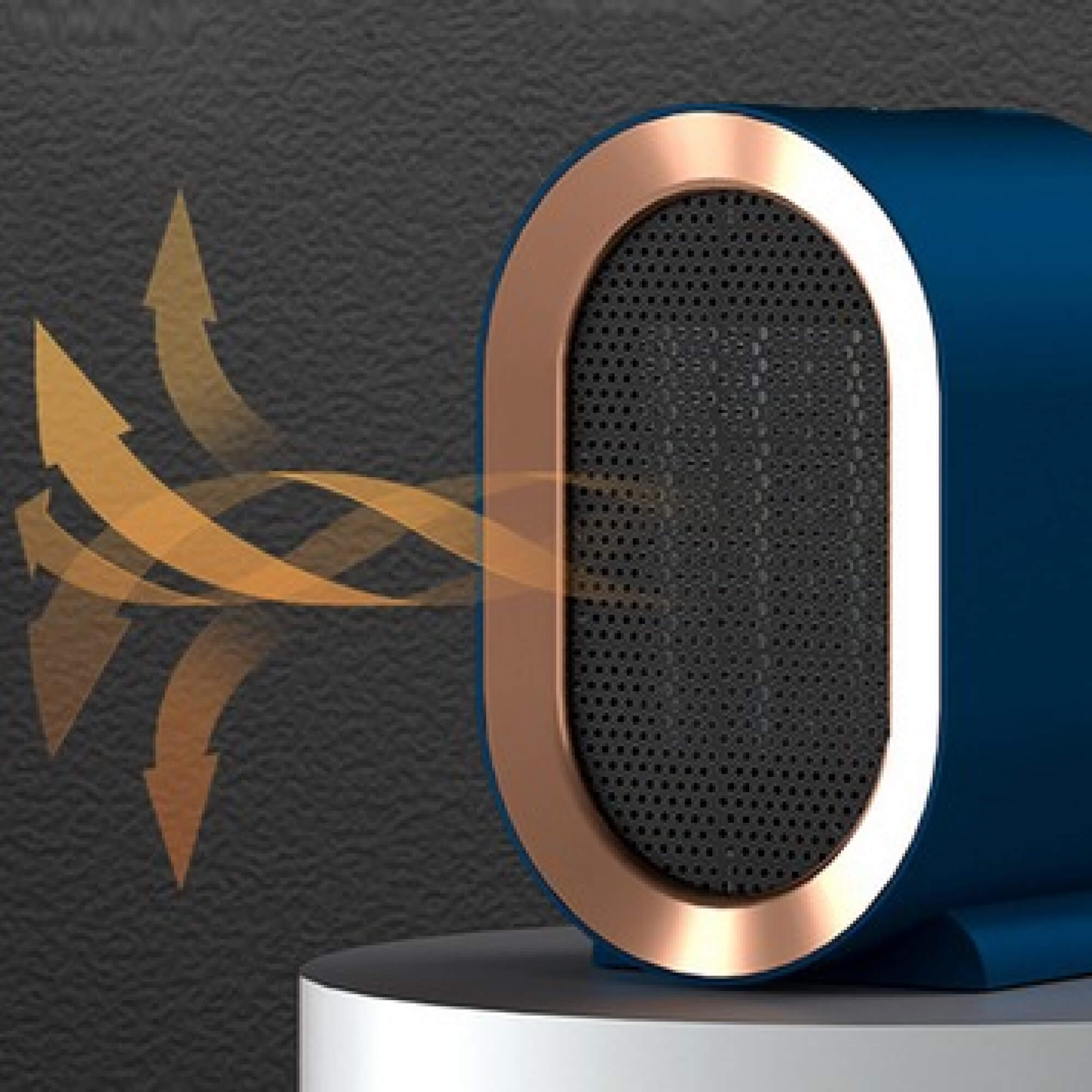 ThermoWave | Compact Efficient Portable Electric Heater for Cozy Spaces 1