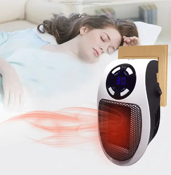 ThermoWave | Compact Energy Efficient Electric Space Heater for Small Rooms 6