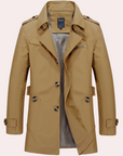 Thijs | Autumn Trench Coat for Men with Classic Tailored Cut 0