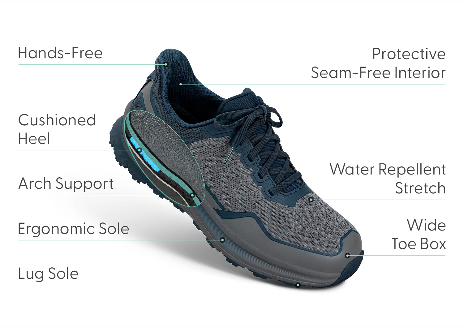 TilosTrail | Adventurous Lightweight Hands-Free Trail Sneakers 2