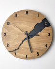 TimberCraft | Modern Rustic Wooden Wall Clock Decor for Timeless Interiors 0