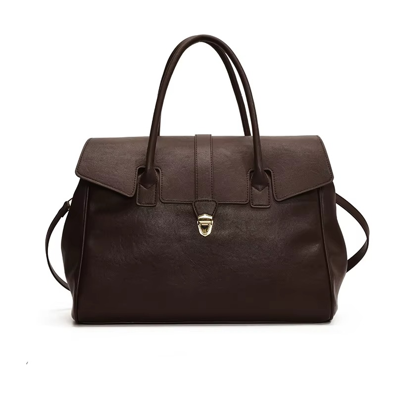 Timeless Boston Shoulder Bag for Women – Elegant Handbag with Handle and Detachable Strap 0