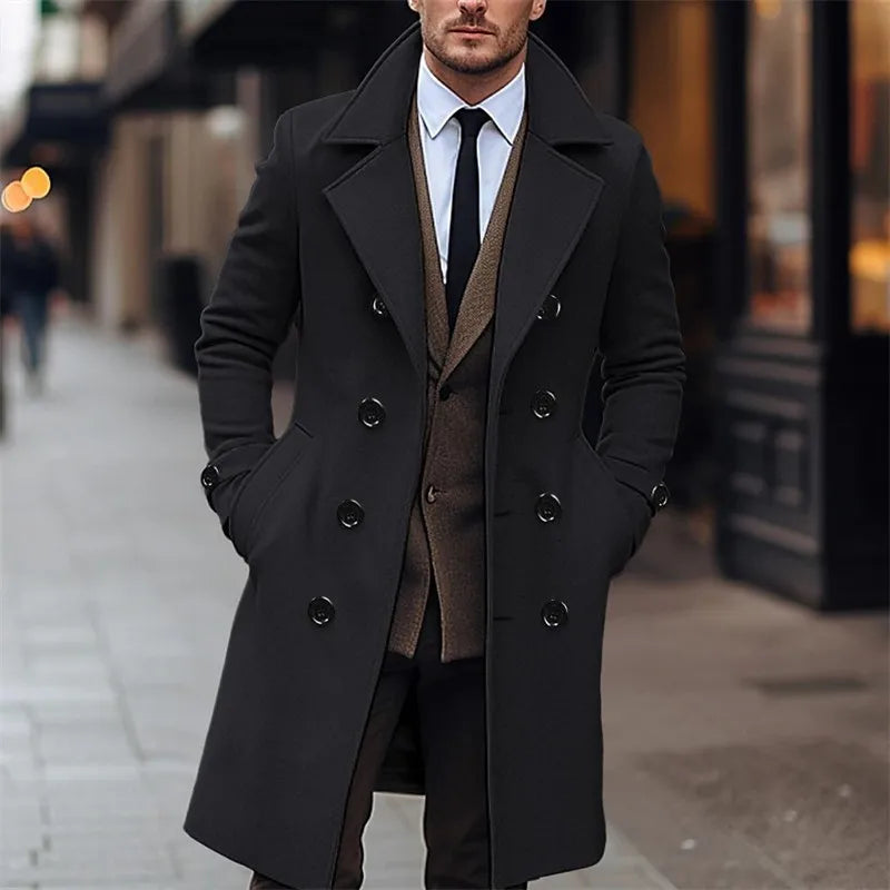 Timo | Classic Overcoat for Men – Elegant and Timeless Winter Style 0