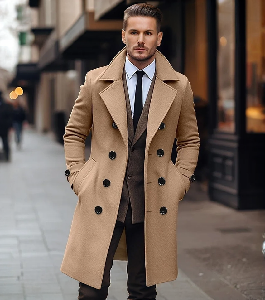 Timo | Classic Overcoat for Men – Elegant and Timeless Winter Style 1