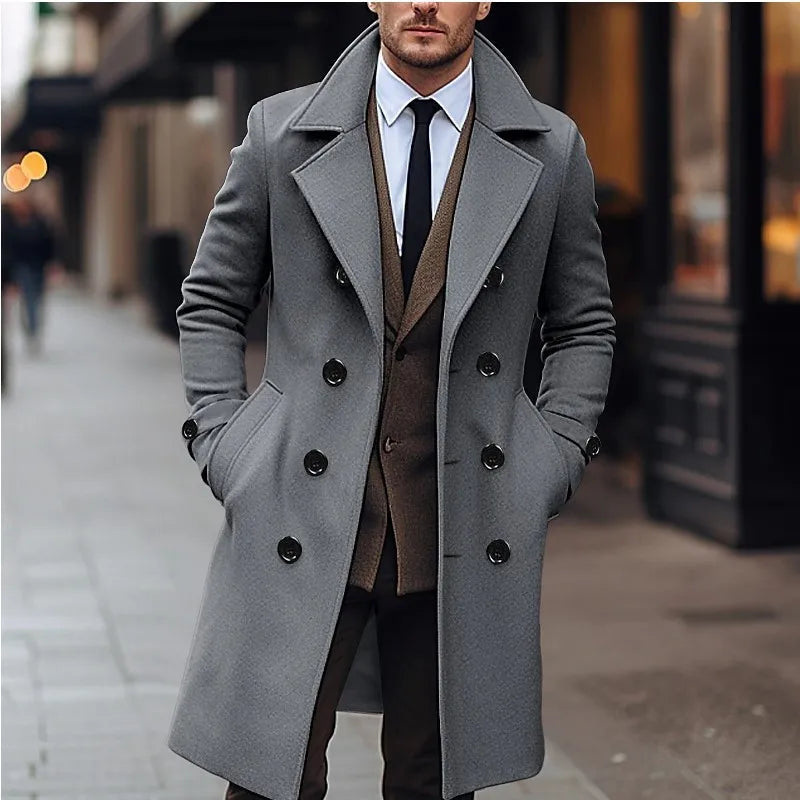 Timo | Classic Overcoat for Men – Elegant and Timeless Winter Style 2