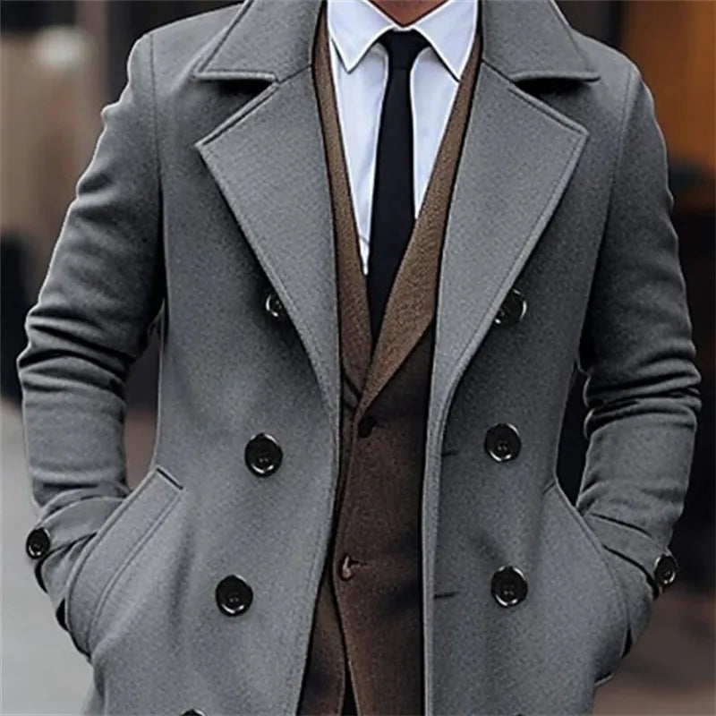 Timo | Classic Overcoat for Men – Elegant and Timeless Winter Style 5