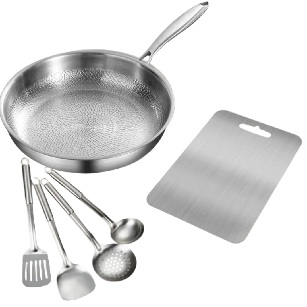 TitanEssence | Elegant Durable Titanium Pots and Pans Set for Healthy Cooking 0