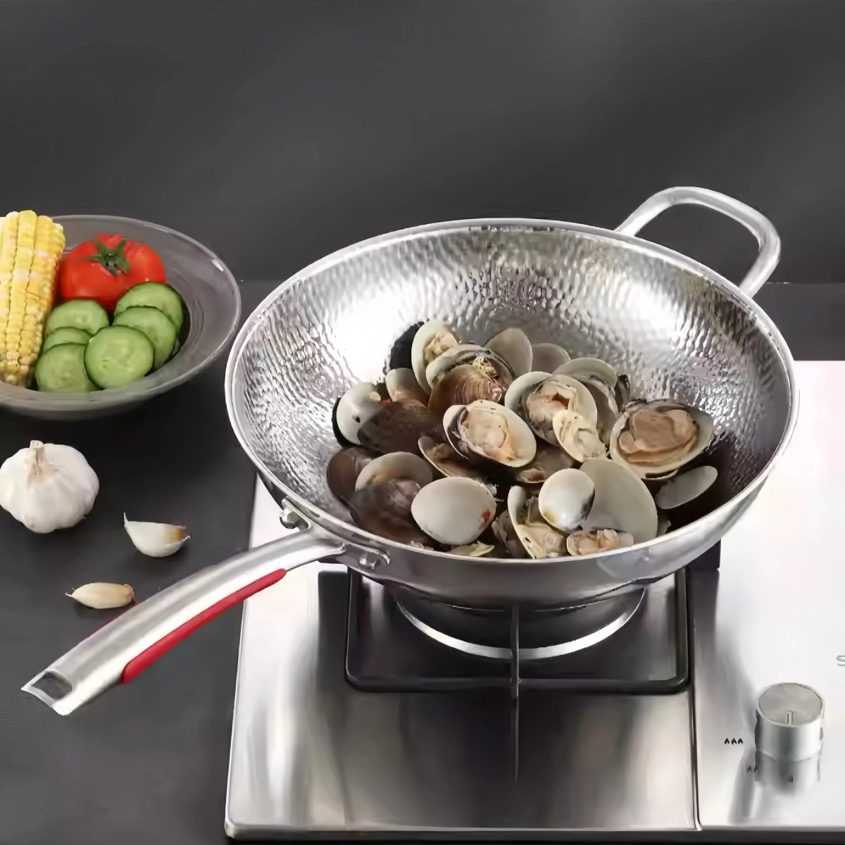 TitaniumEssence | Durable Premium Round Bottom Induction Wok Pan 0