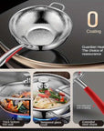 TitaniumEssence | Durable Premium Round Bottom Induction Wok Pan 4
