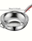 TitaniumEssence | Durable Premium Round Bottom Induction Wok Pan 6