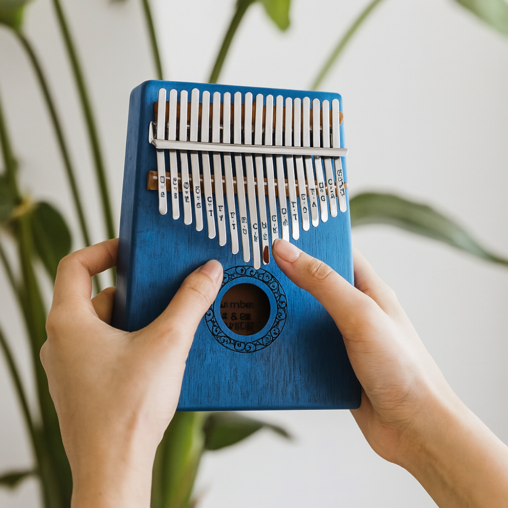 ToneWood | 17-Key Thumb Piano Kalimba with Wooden Fingerboard Instrument 0