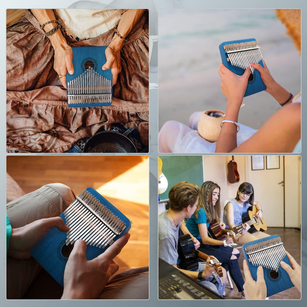 ToneWood | 17-Key Thumb Piano Kalimba with Wooden Fingerboard Instrument 4