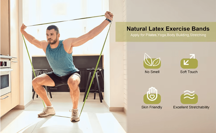 TrainBand | Resistance Bands Kit for Pull-Ups, Mobility &amp; Fitness Training 6