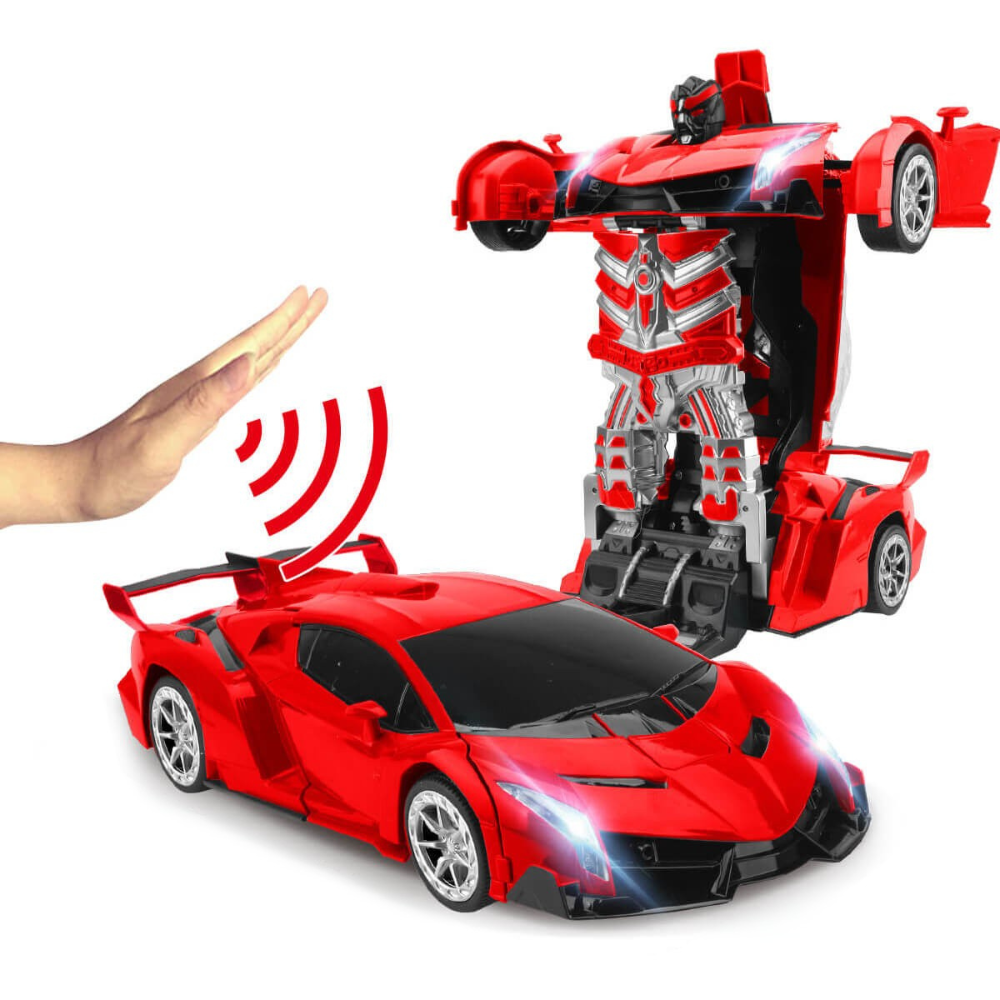 Transforming Robot Car with Remote Control – Fun 2-in-1 RC Toy with Music and LED Lights 6