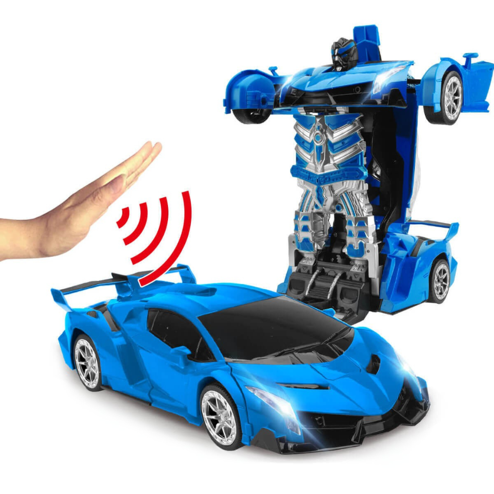 Transforming Robot Car with Remote Control – Fun 2-in-1 RC Toy with Music and LED Lights 8