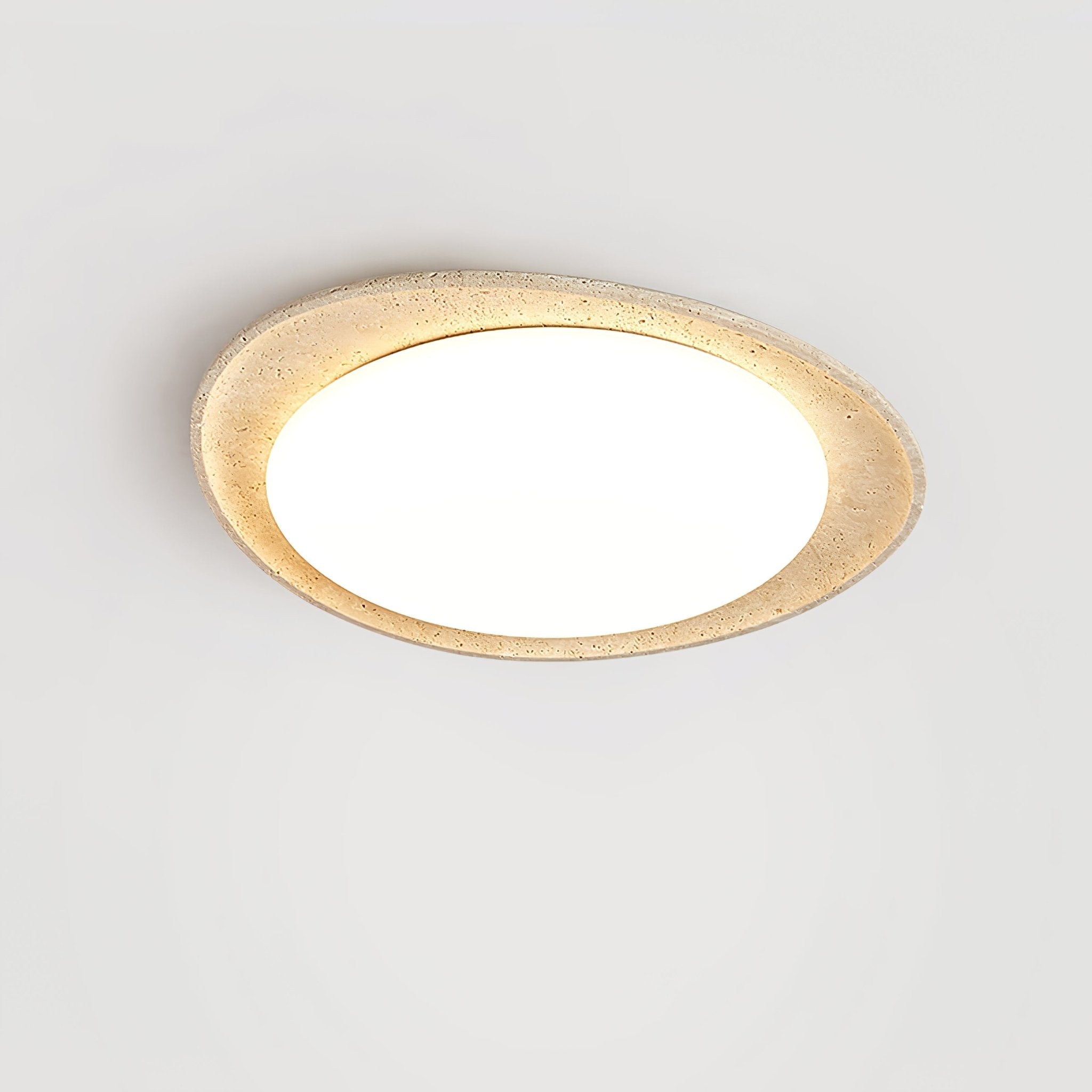 TravertineGlow | Elegant Minimalist LED Ceiling Light Fixture 2