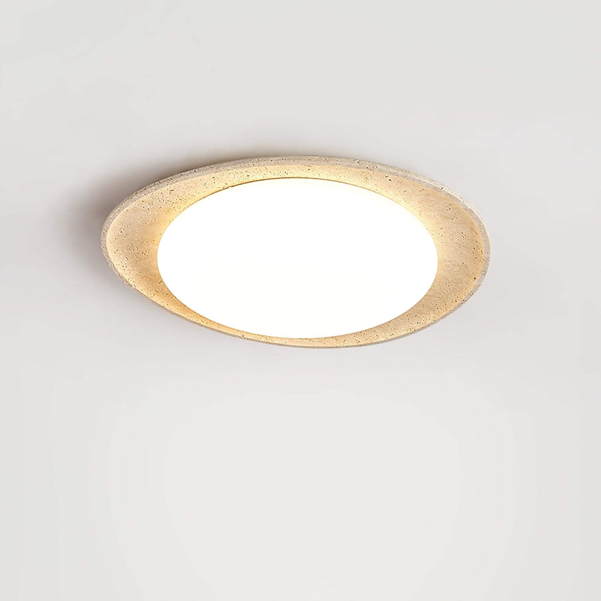 TravertineGlow | Elegant Minimalist LED Ceiling Light Fixture 3