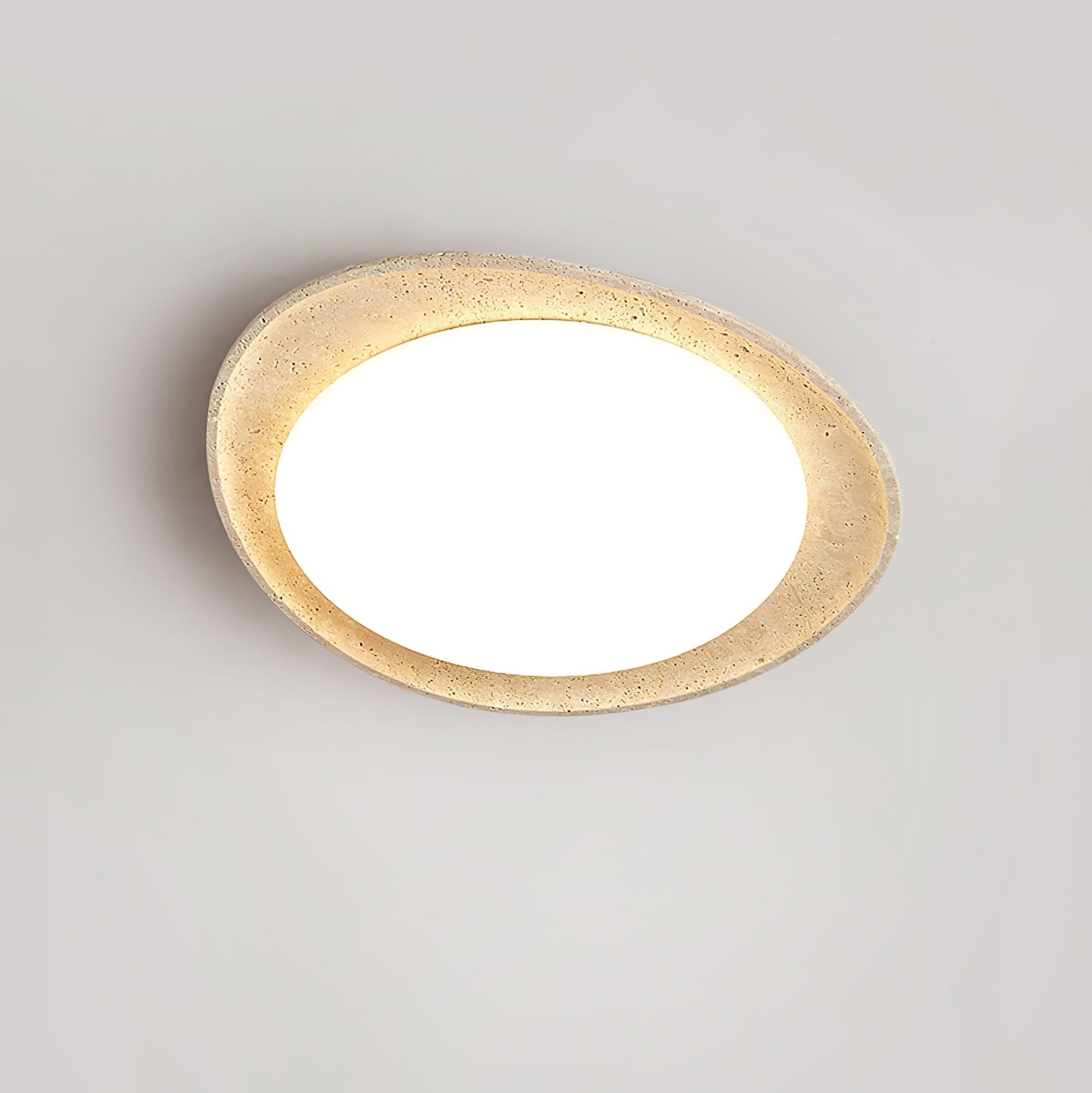 TravertineGlow | Elegant Minimalist LED Ceiling Light Fixture 5