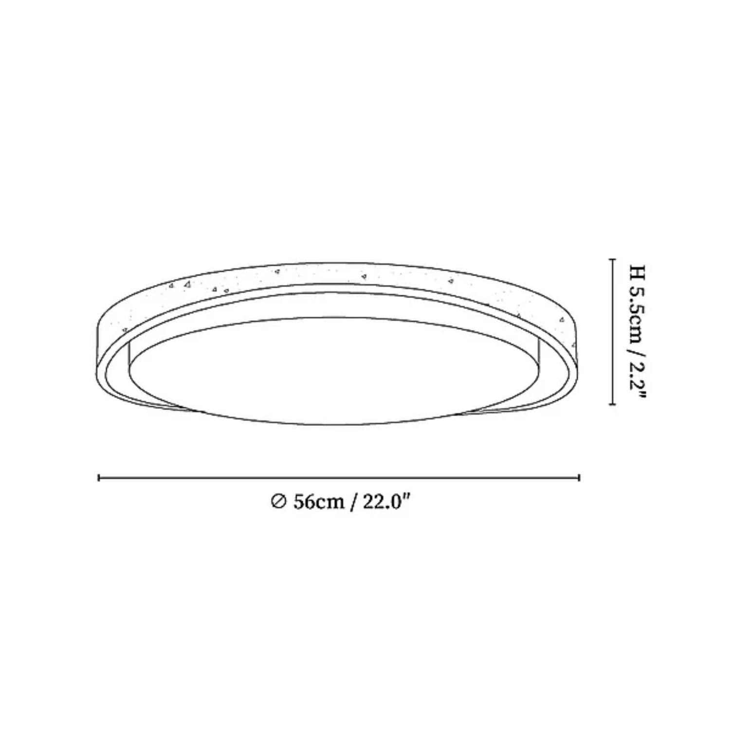 TravertineGlow | Elegant Natural Stone Ceiling Light Fixture for Modern Interiors 3