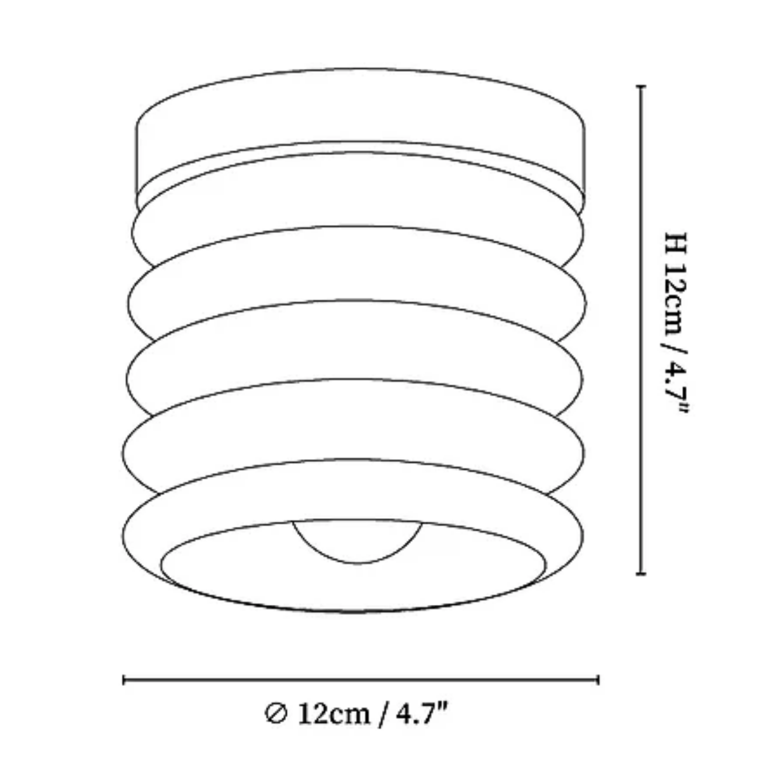 TravertineGlow | Elegant Rustic Natural Stone Flush Mount Ceiling Light 2