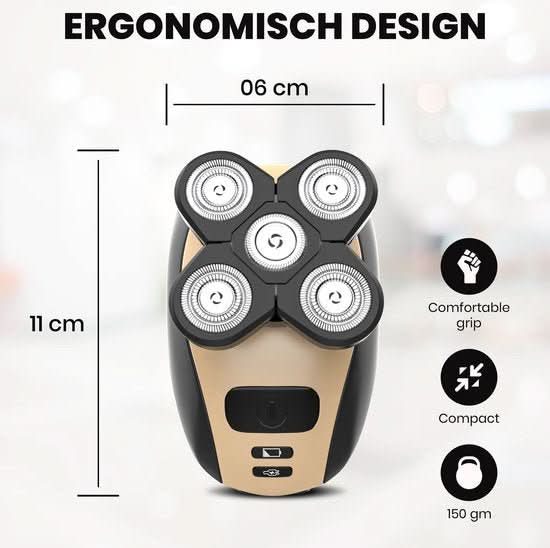 TrimNova | 5-in-1 Electric Grooming Razor for Smooth Skin Finish 3