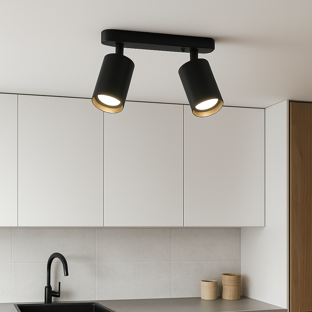 TwinGlow | Modern Rotatiing Ceiling Lamp 2