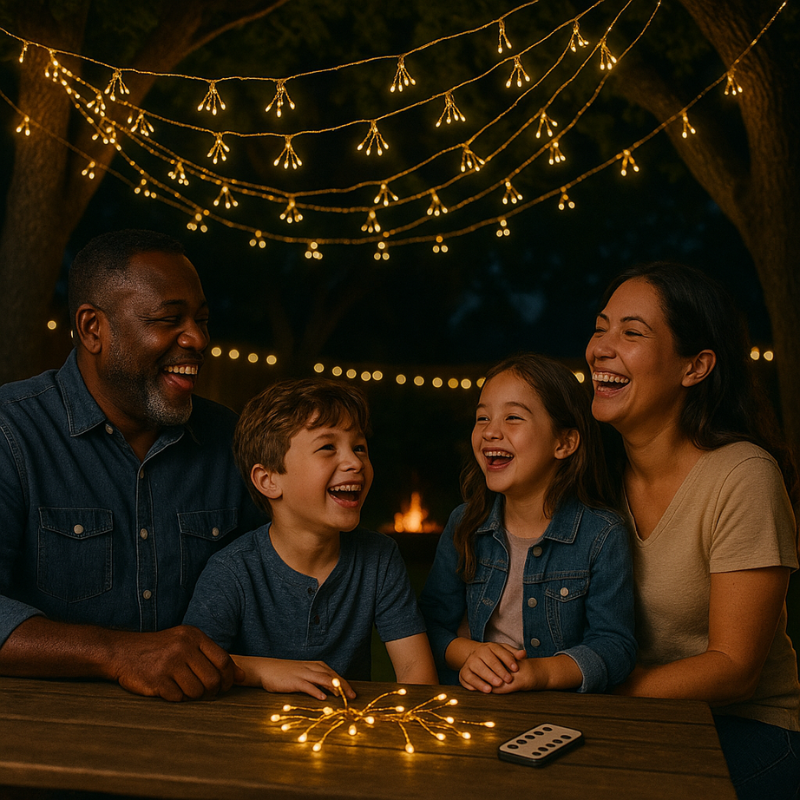 TwinkleCopper | Remote-Controlled Copper Wire Fairy Lights for Indoor Décor 3