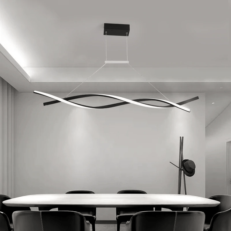 TwirlLuxe - Modern Spiral Chandelier 0