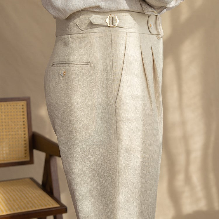Liam | Vintage Hochtaillierte Hose