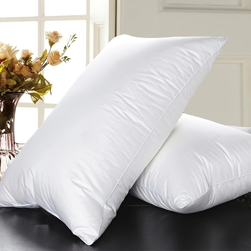 Ultra-Soft Goose Down Pillow – 95% Goose Down Fill with 100% Cotton Cover, Ideal for Home and Hospitality, All-Season Comfort 1