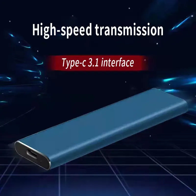 Ultra Thin 4 TB External Hard Drive – Portable USB-C Storage Solution for Fast File Transfer and Durability 4