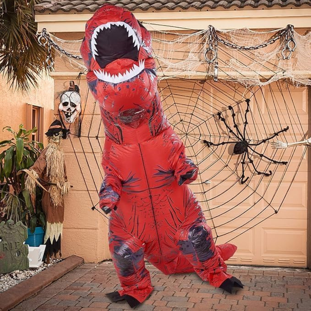 Unisex Inflatable Halloween Dinosaur Costume | Giant Full Body Jumpsuit 4